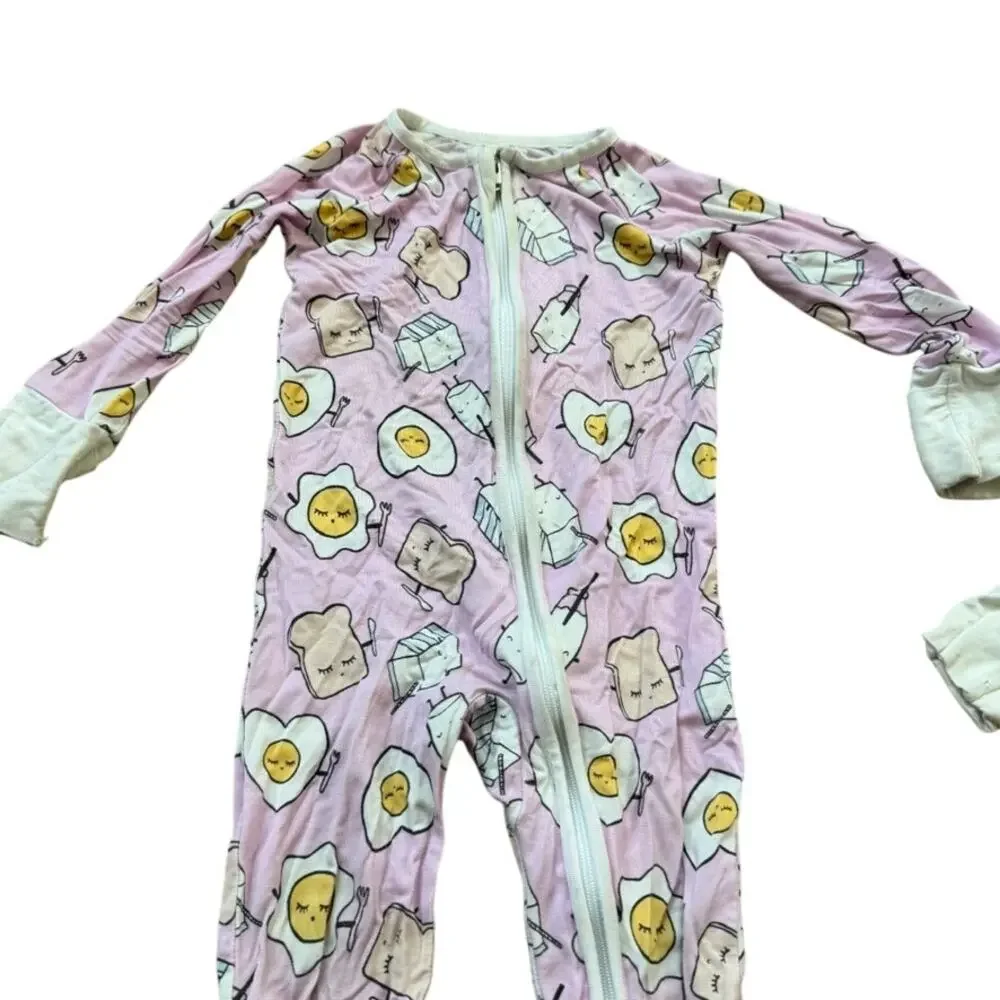 Little Sleepies Lot of 3 Onepieces Bamboo 3- 6 Month